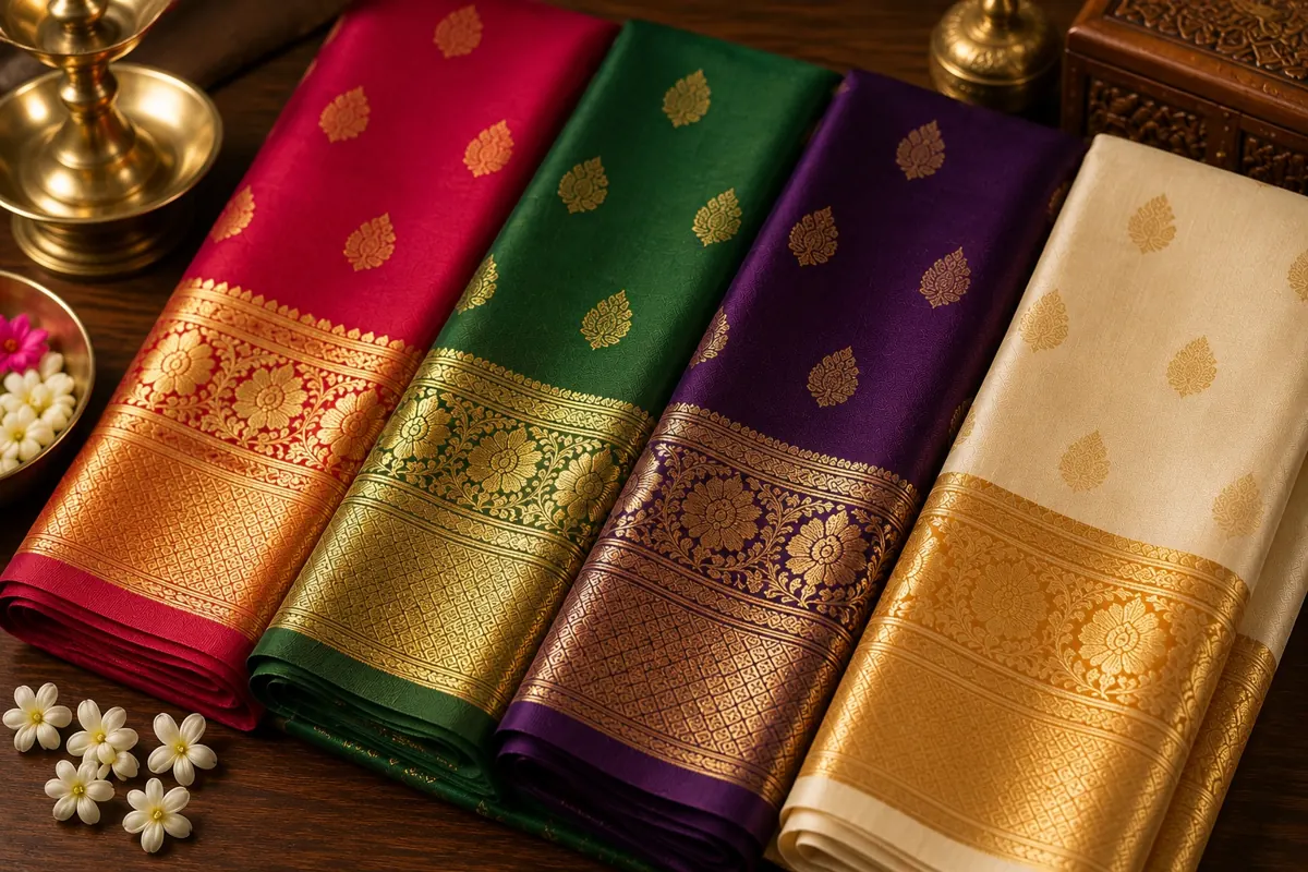 Silk sarees with pure zari borders, how to check pure zari in silk saree